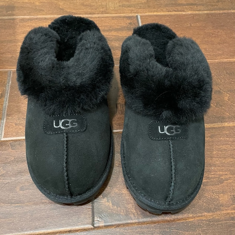 Ugg Coquette Slipper, Women Size 9. Black. Brand New In Box. Never worn!